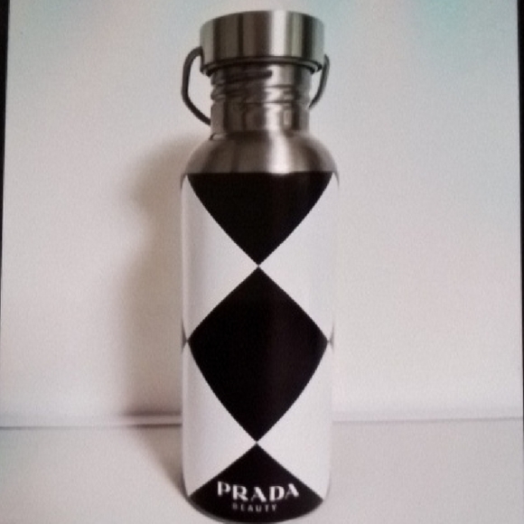 Prada Other - Prada Monochrome Geometric Water Bottle Novelty GWP